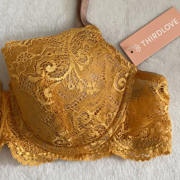 {NWT} ThirdLove | 24/7 Lace Balconette Underwire Bra (38A) - Picture 6 of 16